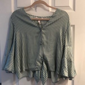 Lauren Conrad Stripped Blouse